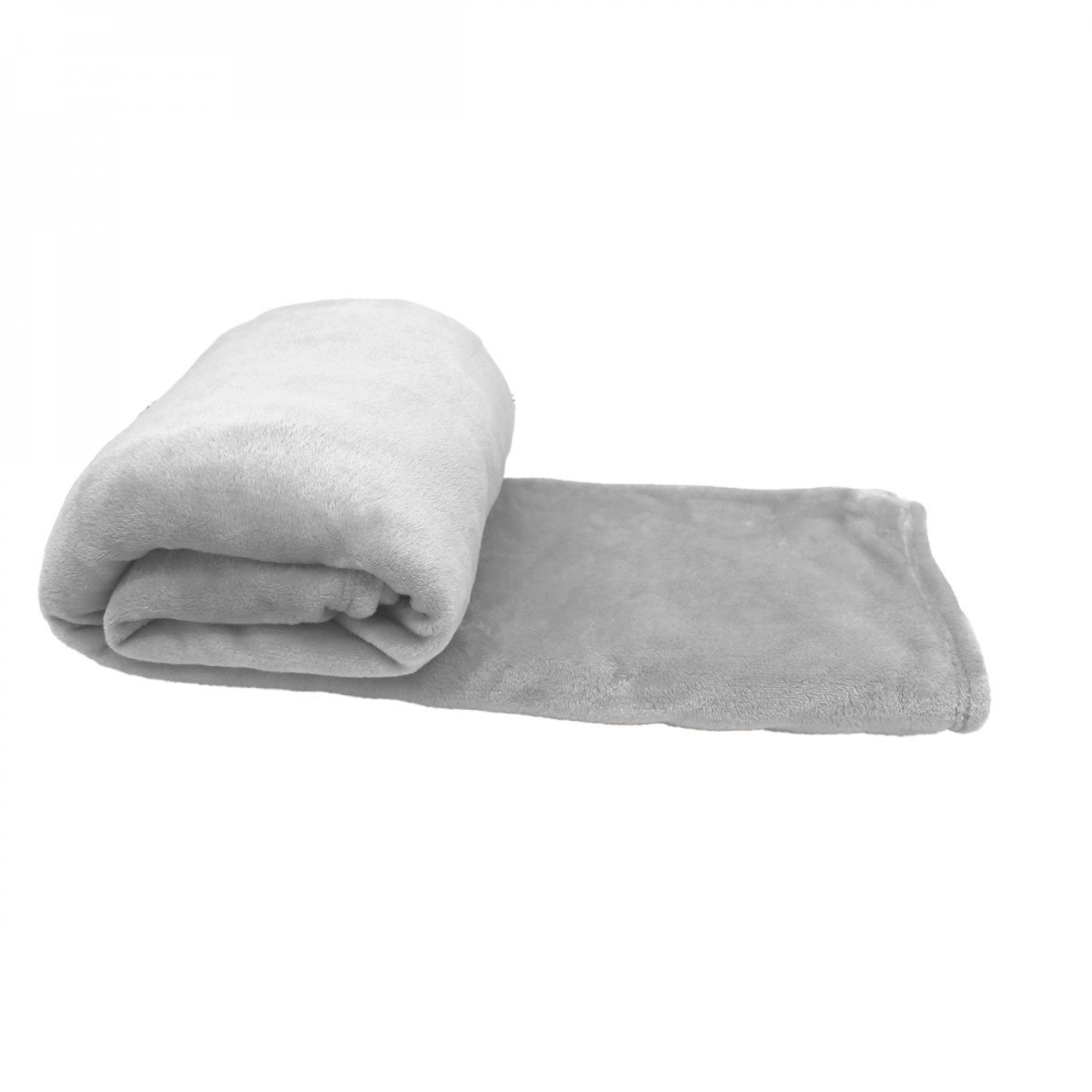 Couverture, plaid polaire, jeté de canapé gris, VIVEZEN