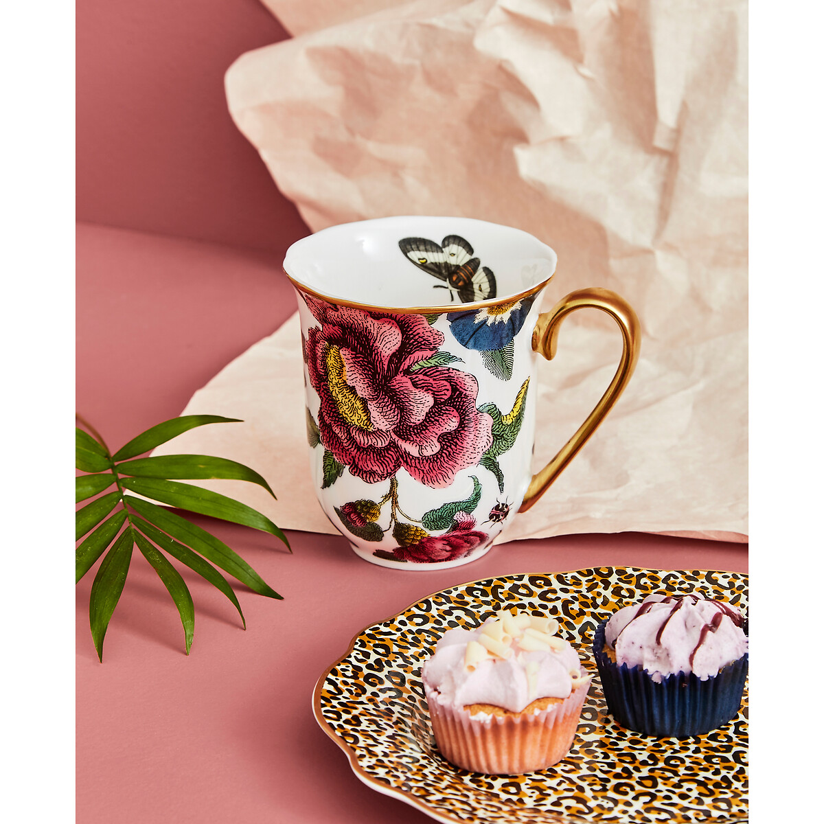 Creatures of Curiosity Floral Mug white, SPODE