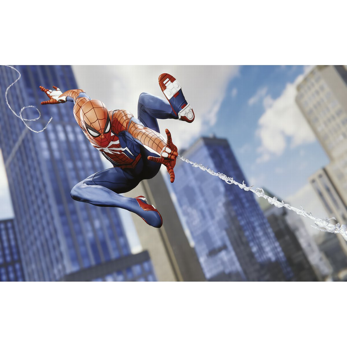 Papier peint Komar - Marvel Spider-Man Attack! - 400 x 250 cm bleu, HEXOA