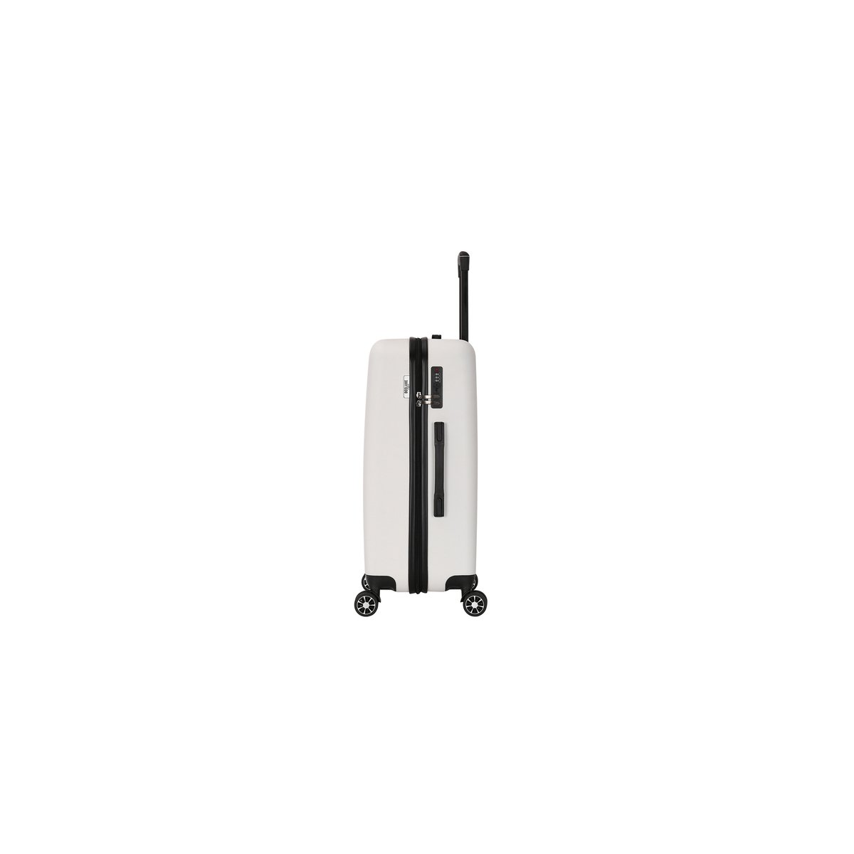 Valise Cabine 4 roues 55cm ABS - BLUE SERENITY - DEELUXE blanc, DEELUXE