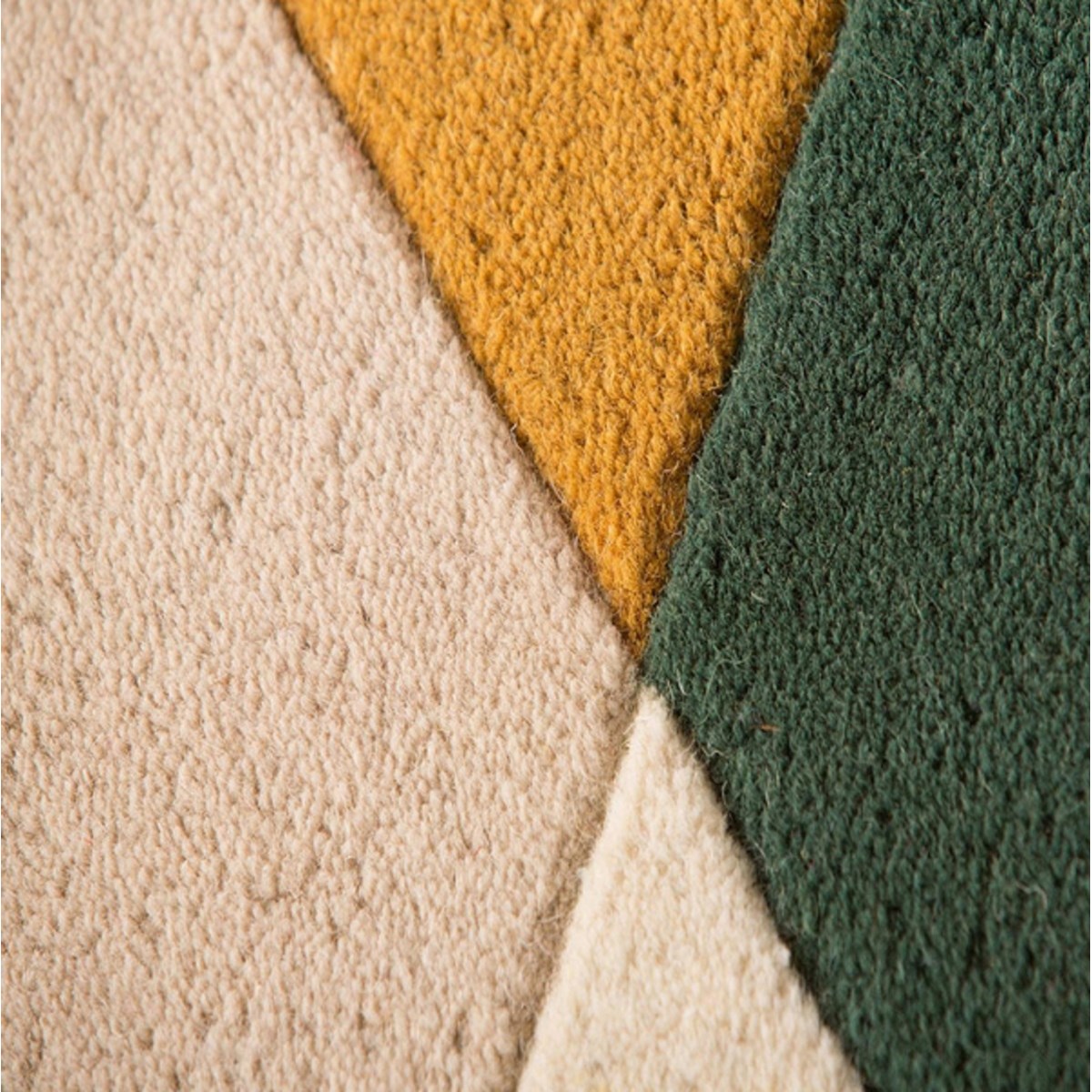 Tapis salon et chambre design pure laine SHAPE multicolore, NOVATREND