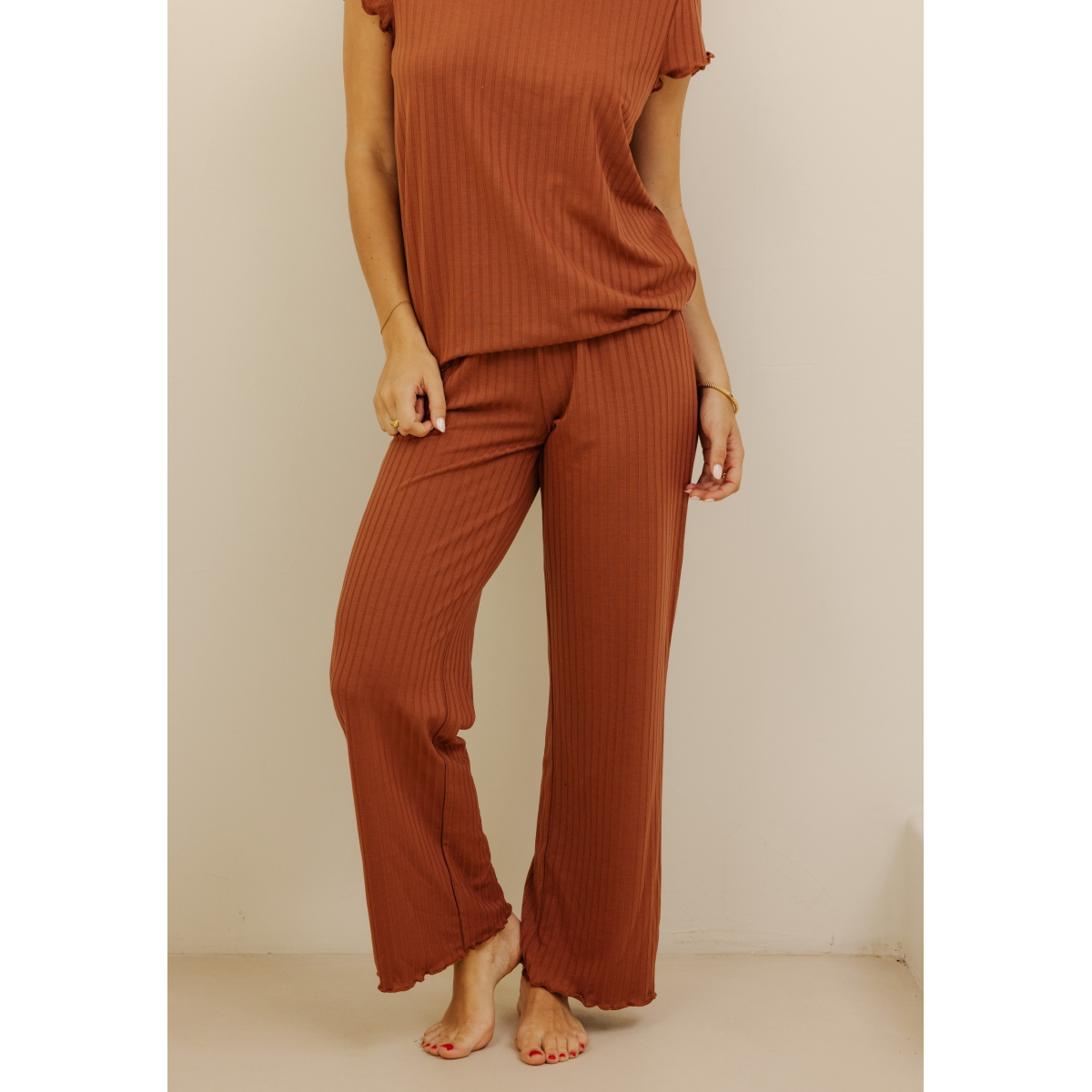 Pantalon CLARISSA terracotta, VARIANCE