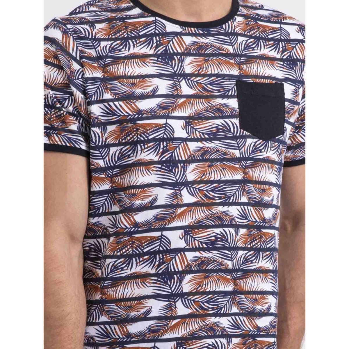 T-shirt Col Rond Nikuto bleu marine, RITCHIE