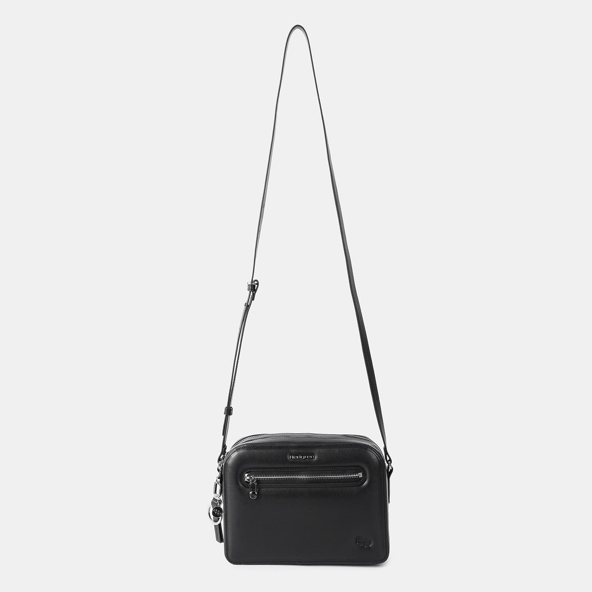 Sac bandoulière moyen élégant sécurisé black, HEDGREN