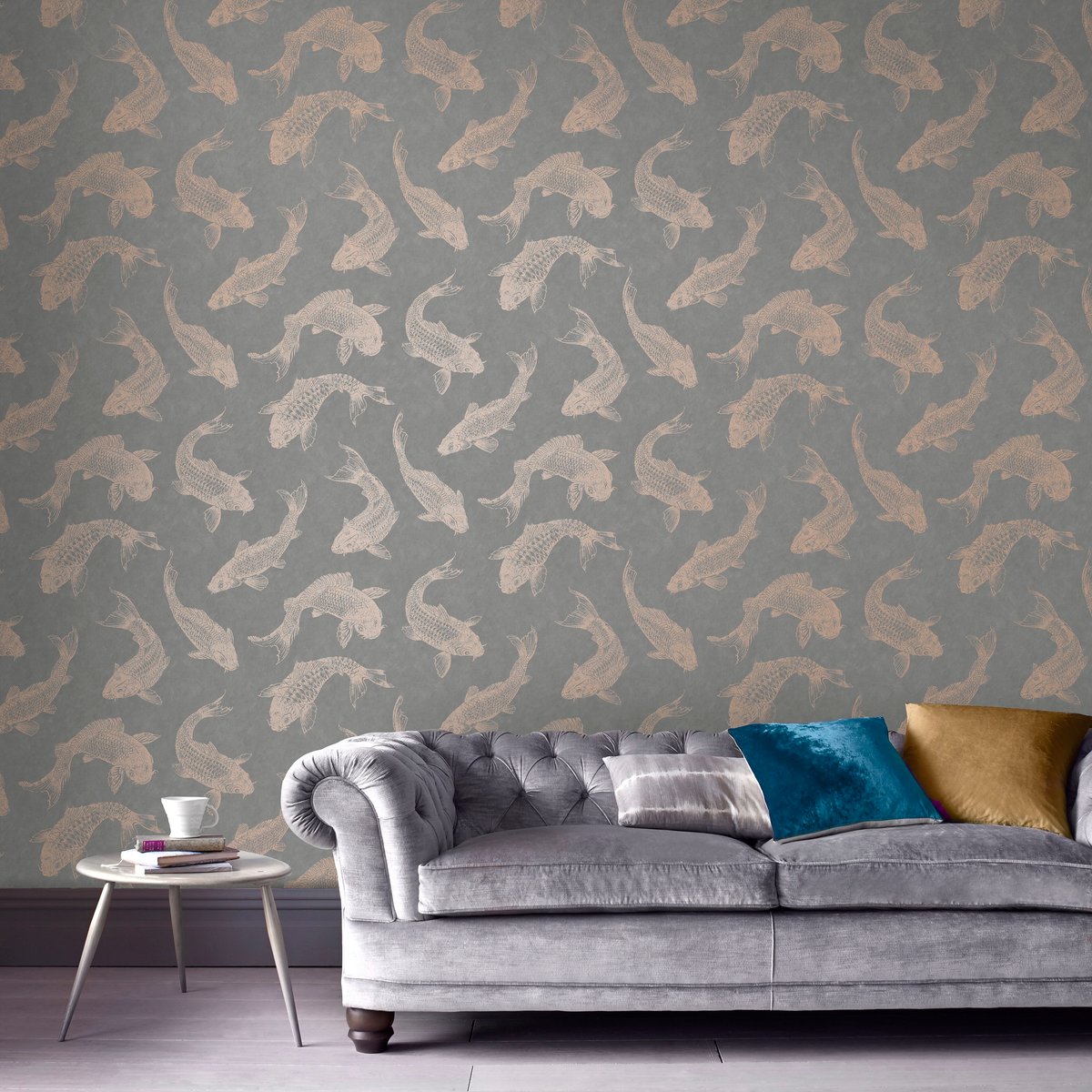 Papier peint Carpes royales gris, SUPERFRESCO EASY
