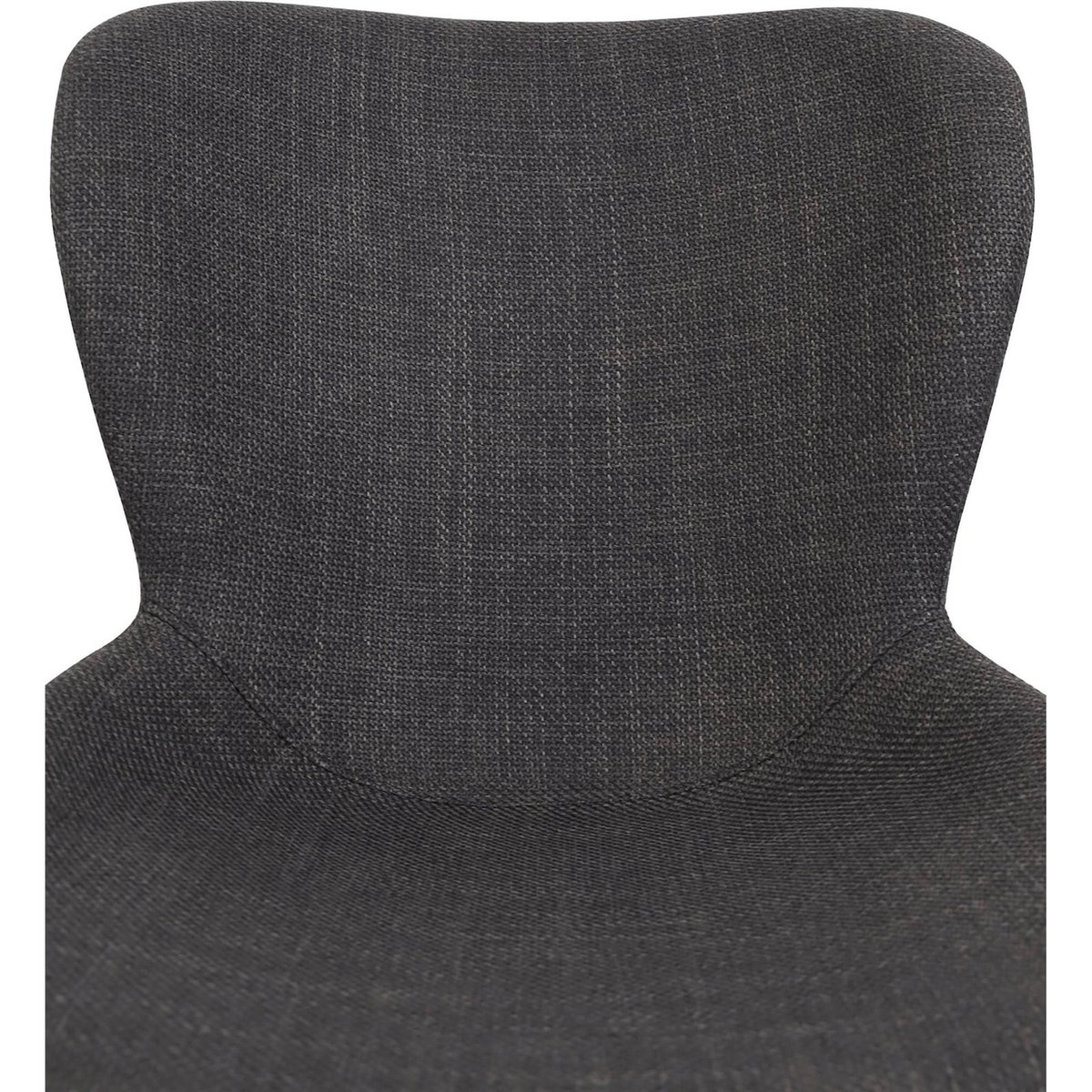 Chaise tapissée style scandinave graphite, RECOLLECTION