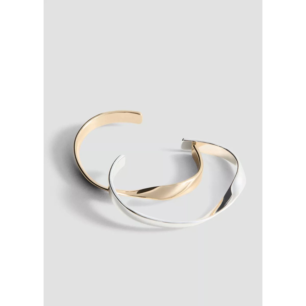 Bracelet fin rigide or, MANGO