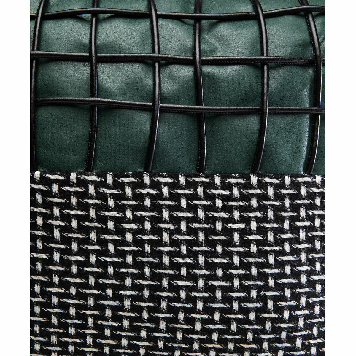 Coussin Ella Duo 45x45cm noir, KARE DESIGN