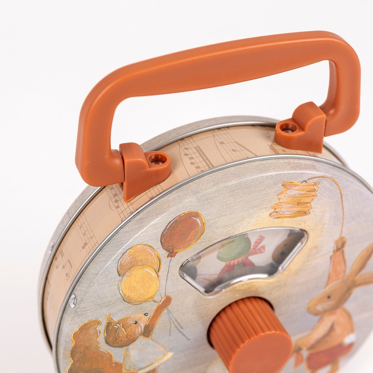 Boîte à musique gris, orange, beige, EGMONT TOYS