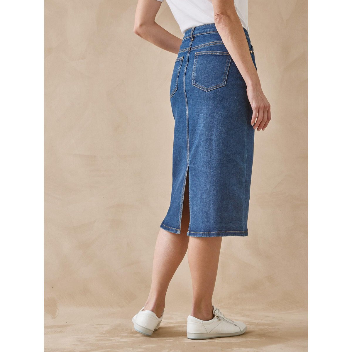Jupe en jean denim stone, DAXON