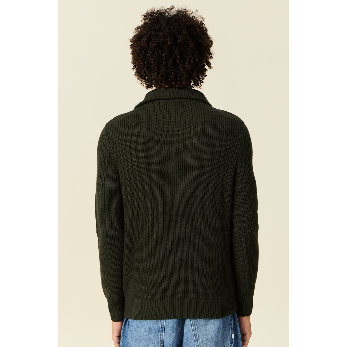 Pull col camionneur vert kaki, BONOBO