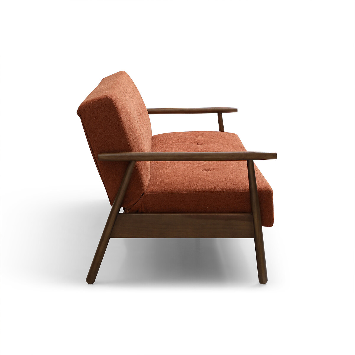 Padstow Textured Weave Click Clack Sofa Bed orange, SO'HOME