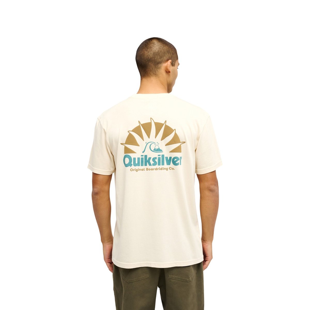 T-Shirt manches courtes EVO RAYS beige bone white, QUIKSILVER