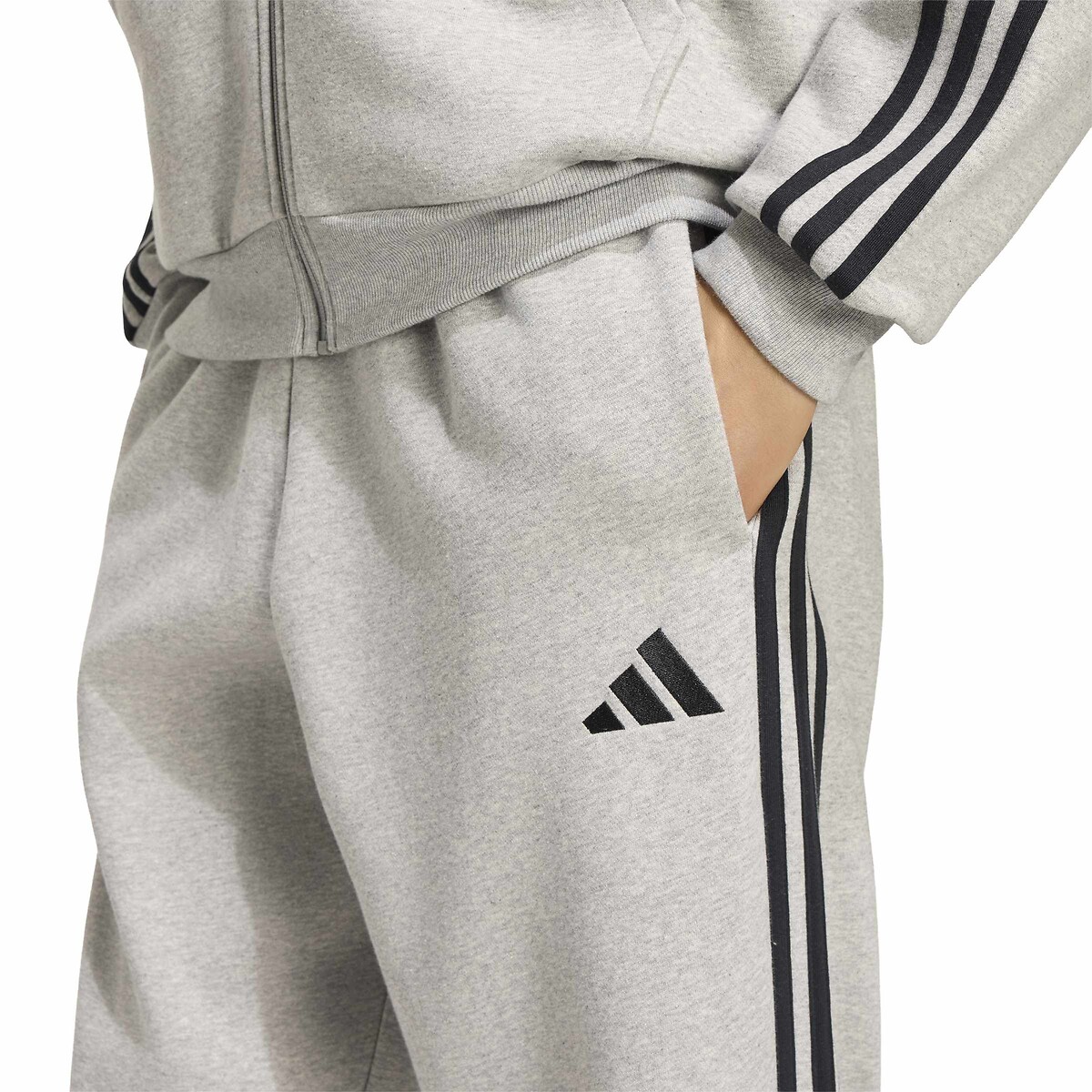 Pantalon de survêtement, ESSENTIALS gris chiné, ADIDAS SPORTSWEAR