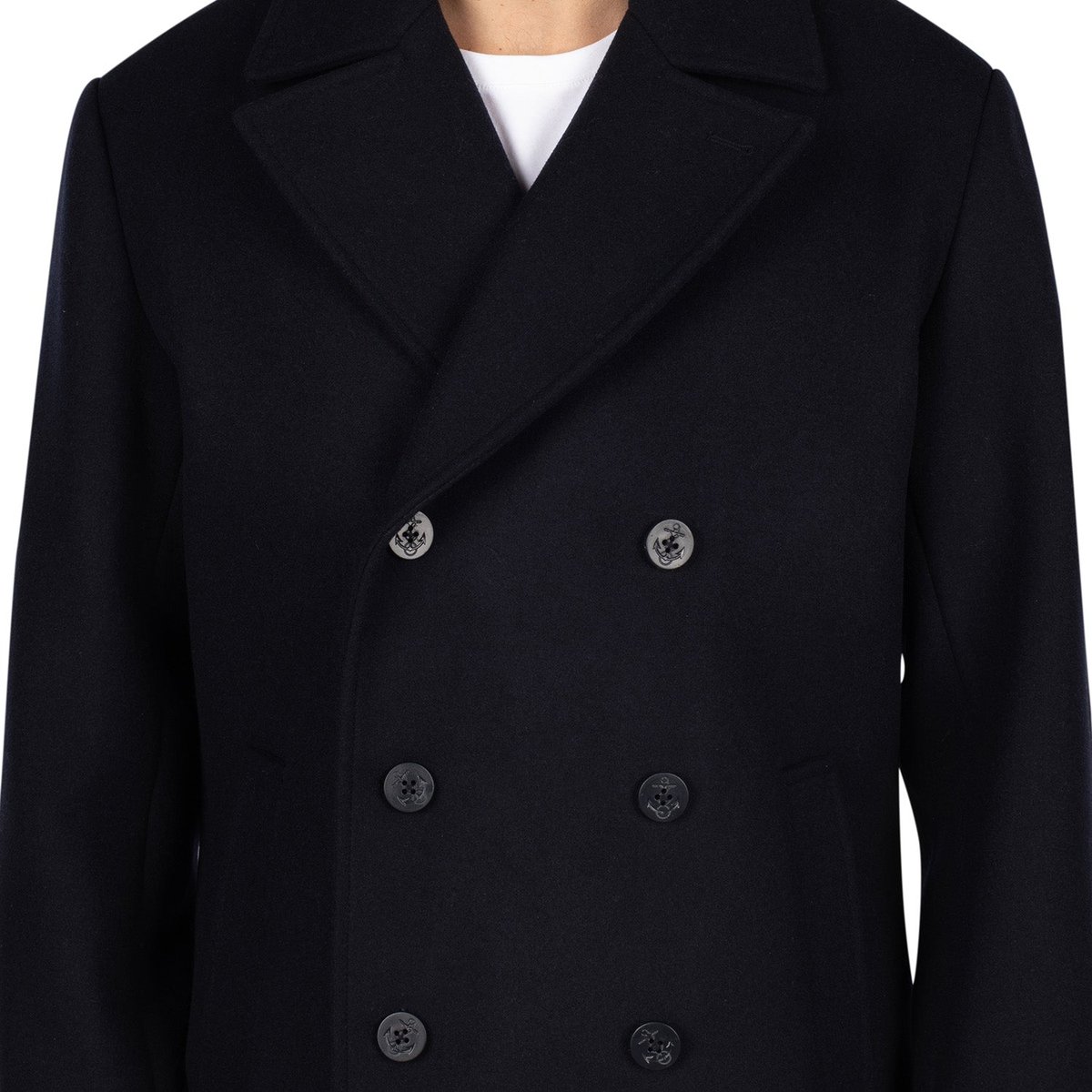 Caban en laine navy, SHILTON
