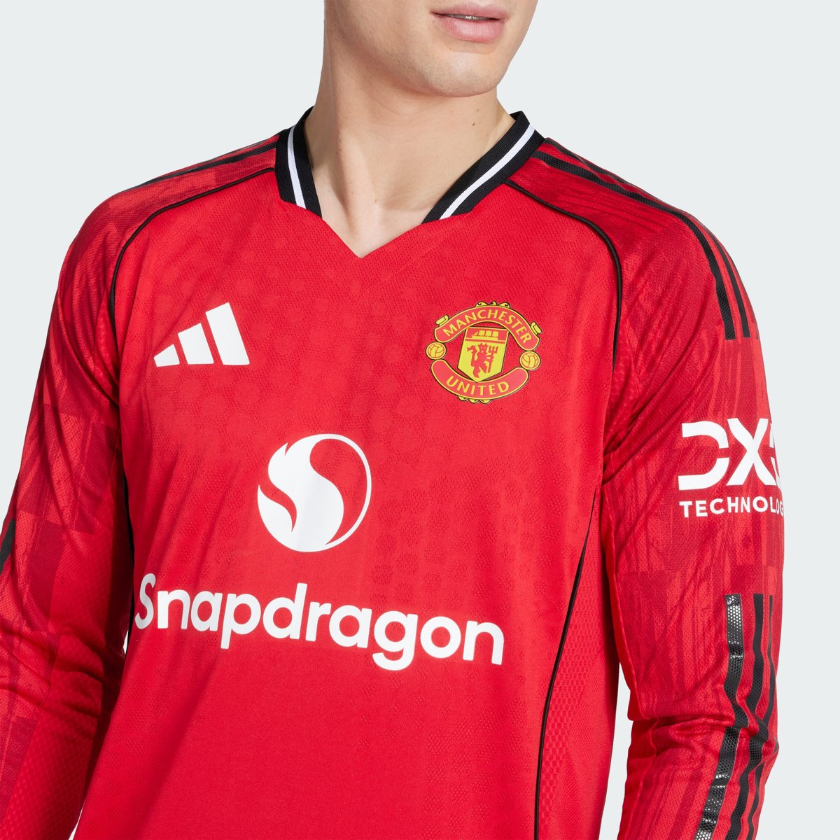 Maillot Manches Longues Domicile Manchester United 25/26 Authentique Maillot Manches Longues Domicile Manchester United 25/26 Authentique mufc red, adidas Performance