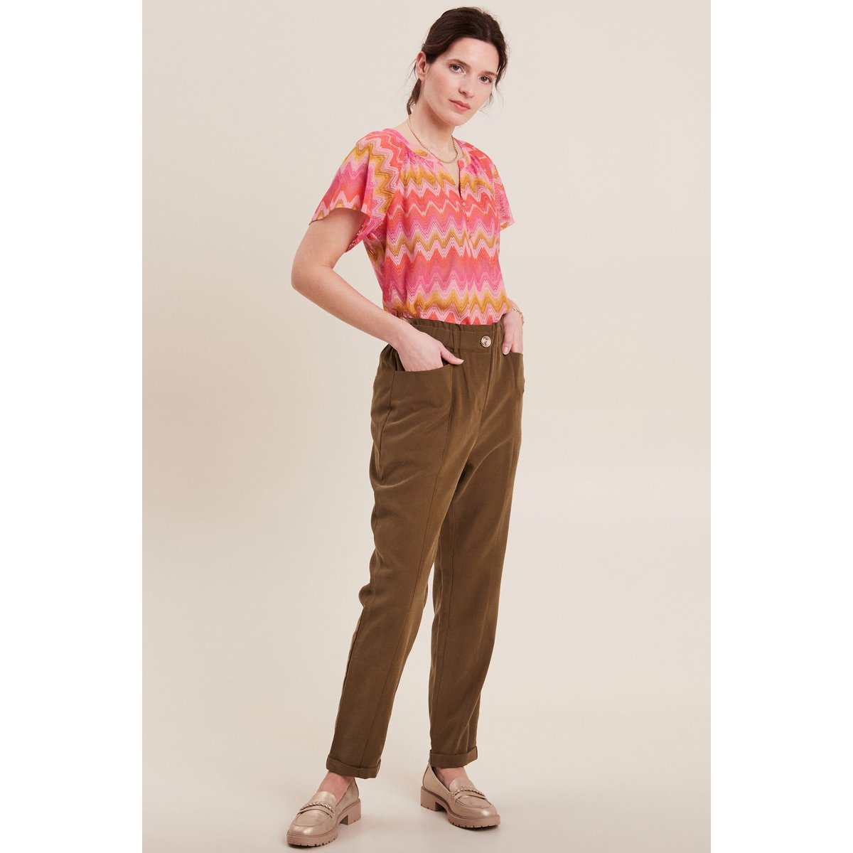 T-shirt manches courtes orange, BREAL