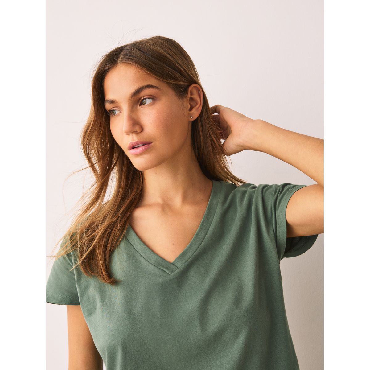 Ensemble pyjama short palmier vert kaki, NEXT