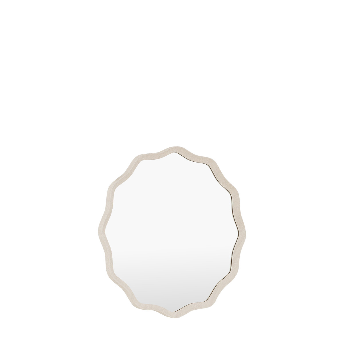 60cm Morley Wave Round Mirror grey, ÉDITÉ