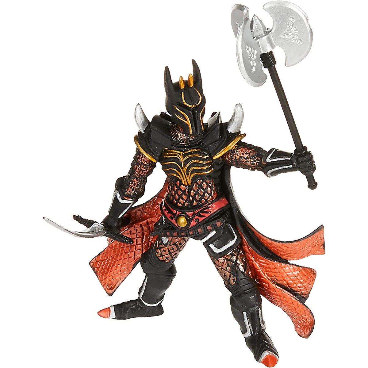 Figurine Chevalier triple hache noir, PAPO