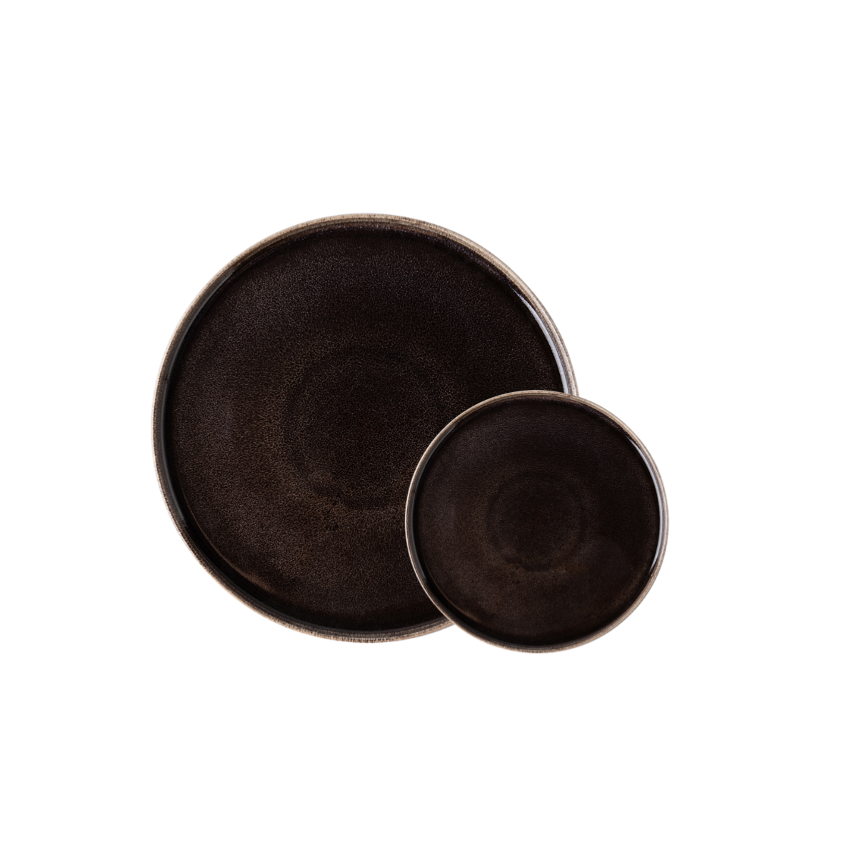 Service 12 pièces marron - "Cappuccino" couleur unique, LAGUIOLE CUISSON