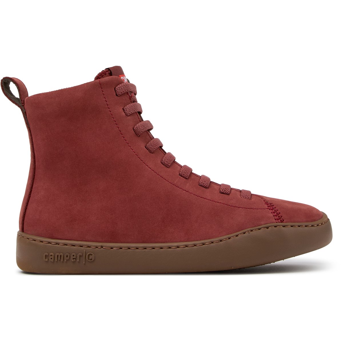 Sneaker-Bootie Peu Touring Nubuck Leather bourgogne 004, CAMPER