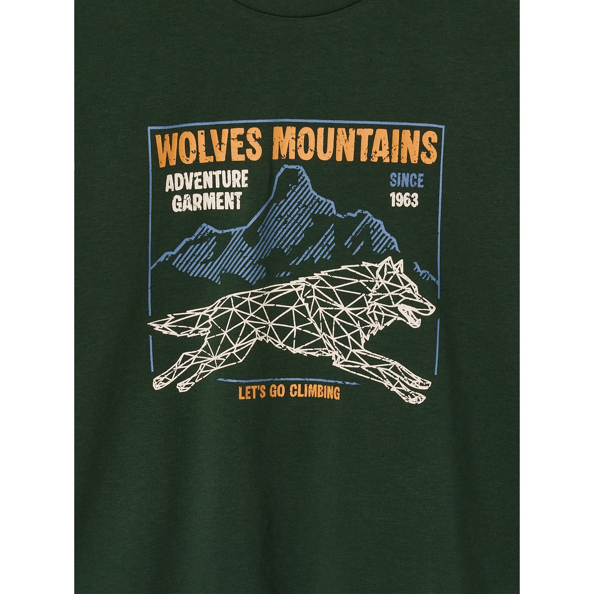 T-shirt manches longues vert, VERTBAUDET
