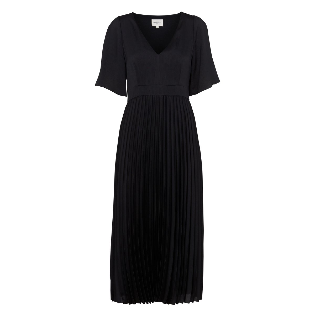 Robe longue plissée BILLIE noir, Maison 123
