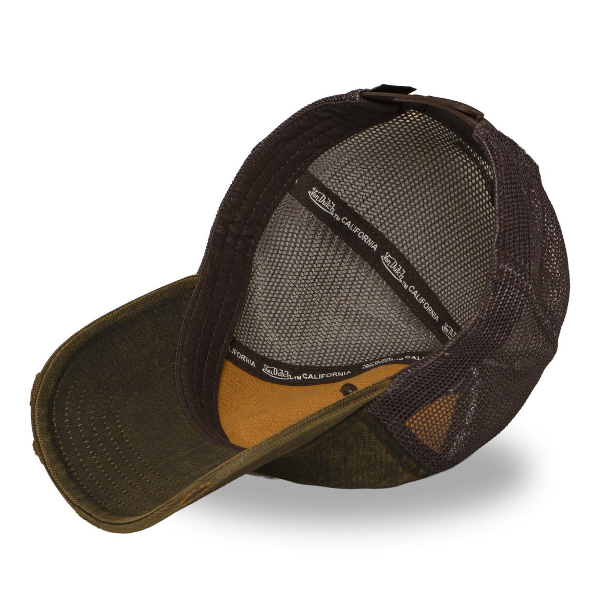 Casquette trucker MAC marron/bordeaux/blanc, VON DUTCH