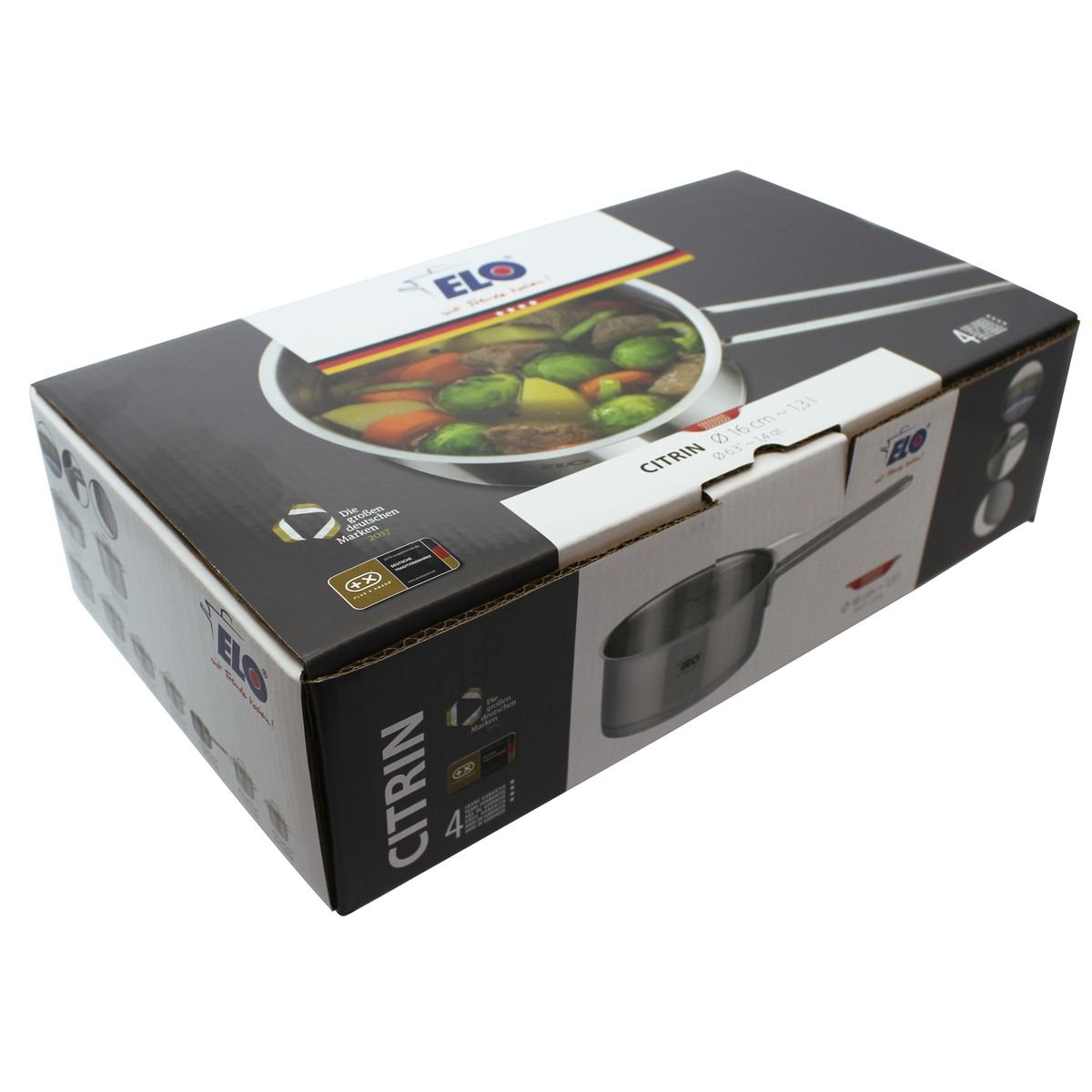 Casserole capacité 1,3 litres CITRIN gris, ELO