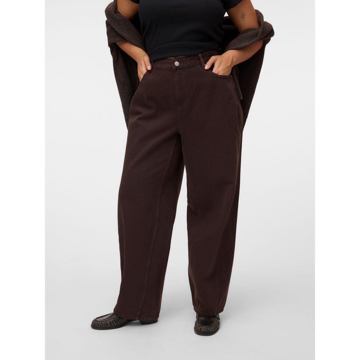 Jean marron - chocolate torte, VERO MODA