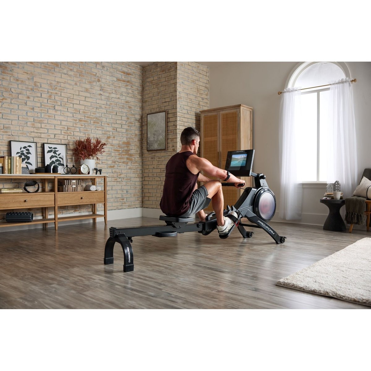 Rameur Carbon Pro10 / Écran 10'' tactile HD noir, PROFORM FITNESS