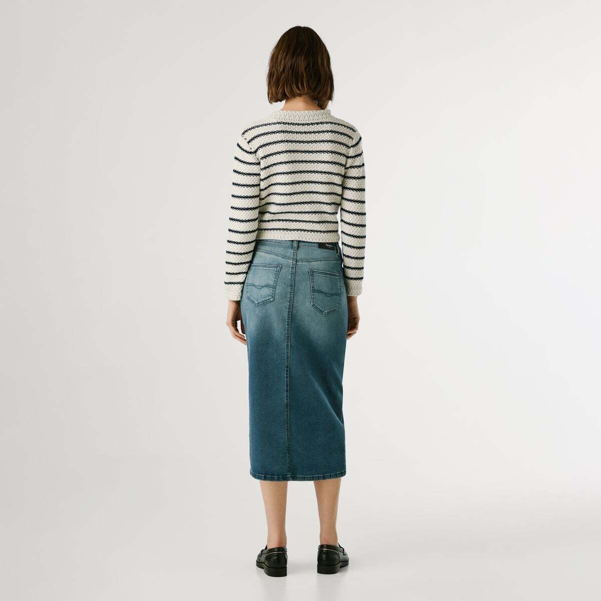 Jean Coupe Skinny, Taille Moyenne - Regent authentic smoke blue powerflex, PEPE JEANS