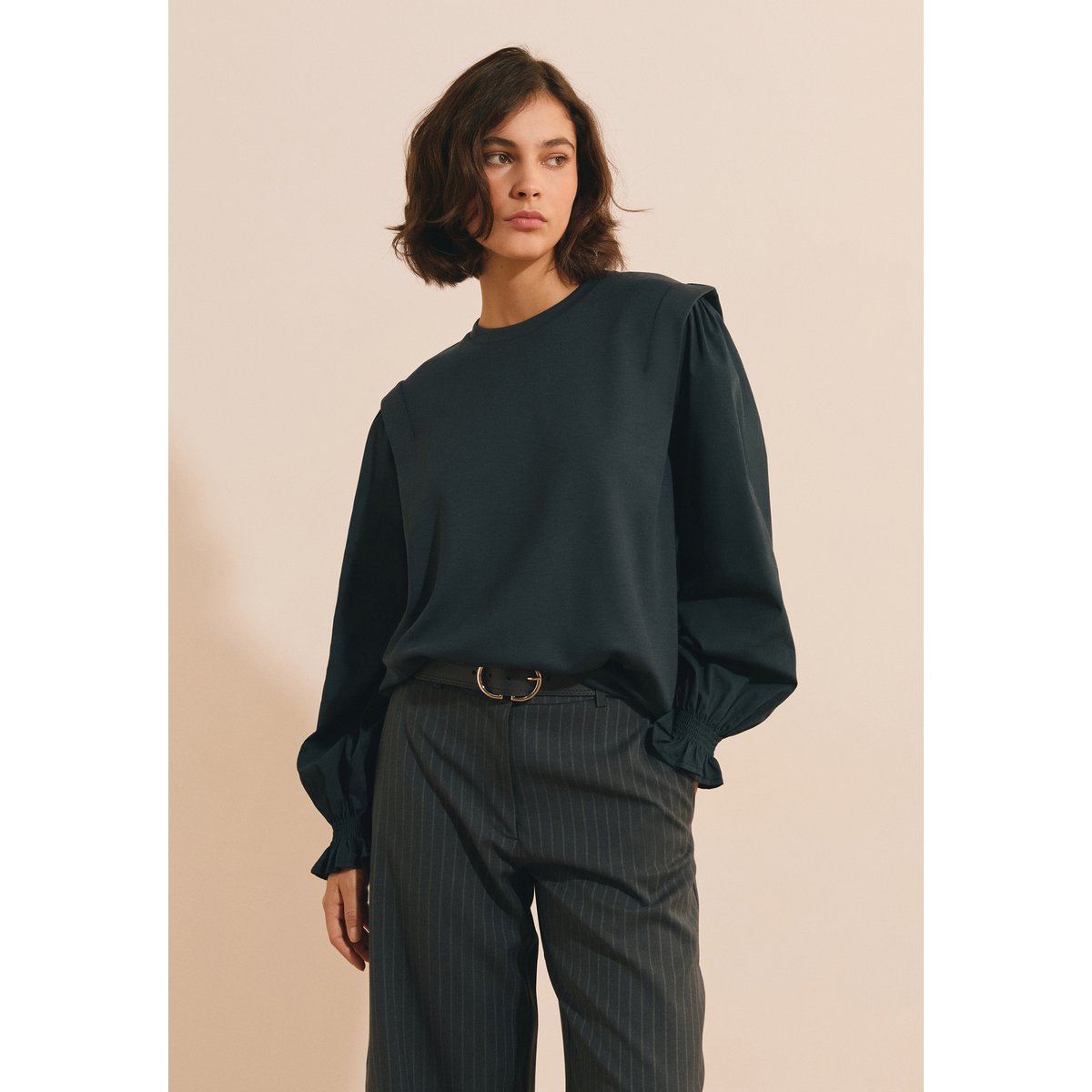 ETAM SWEATSHIRT ANNA - TSHIRT ML encre, ETAM