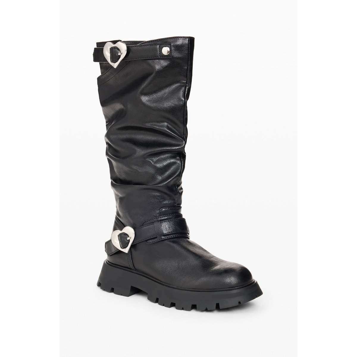 Bottes Biker Cœur noir, DESIGUAL