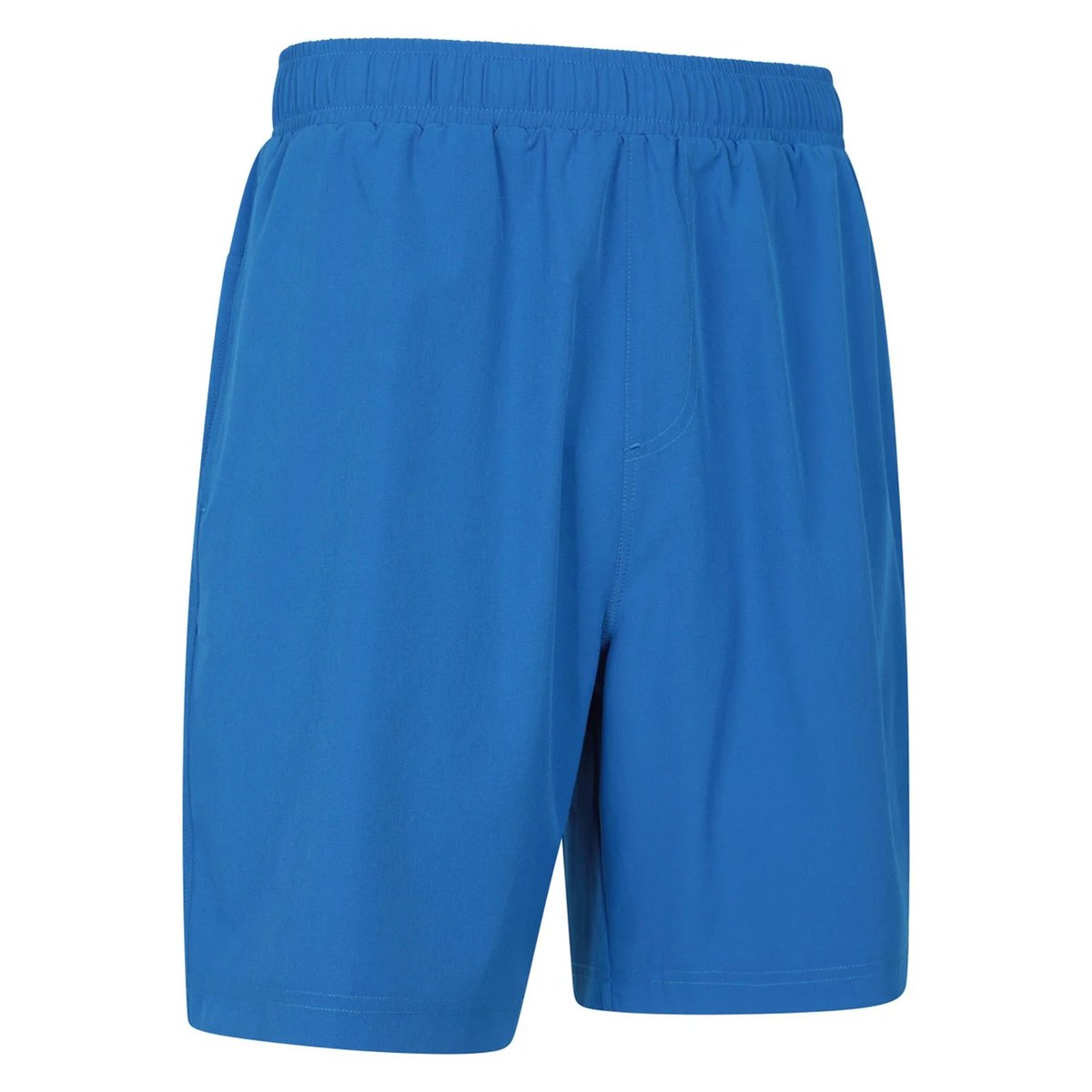 Short uni à taille élastiquée HURDLE bleu cobalt, MOUNTAIN WAREHOUSE