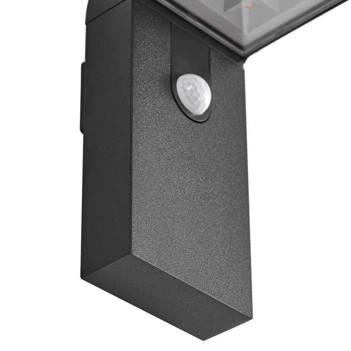 Applique extérieure en aluminiumLED, Aurino noir, transparent, PRIOS