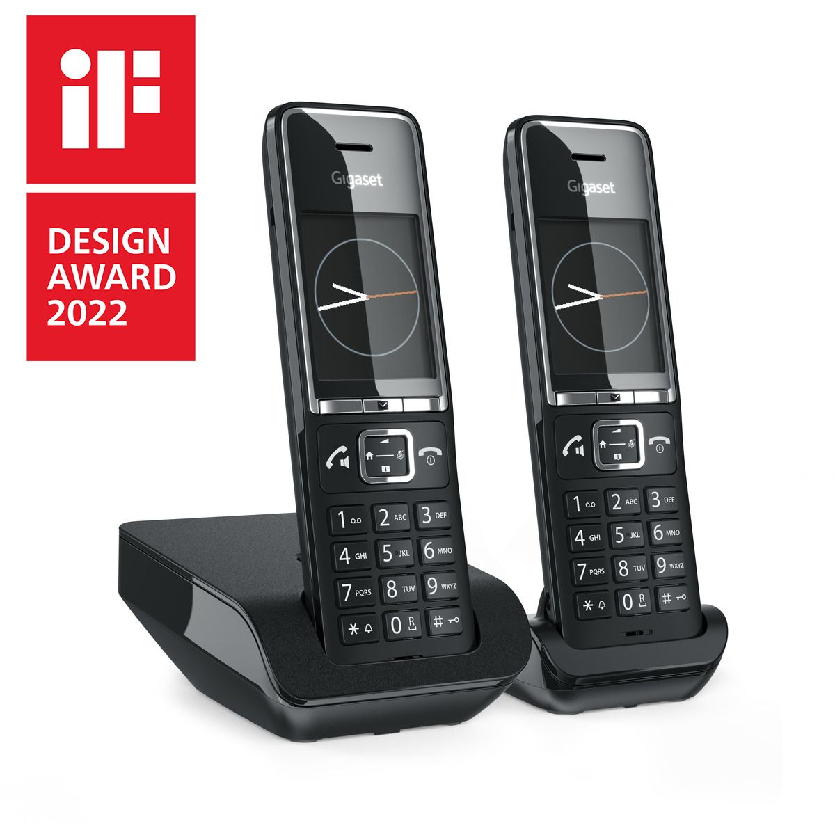 Téléphone sans fil COMFORT 550 DUO NOIR noir, GIGASET