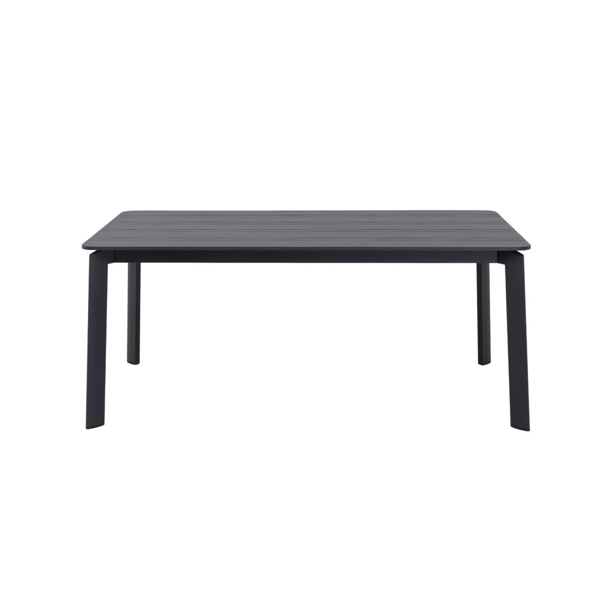 Table de jardin en aluminium KAÏA gris, MADE IN MEUBLES