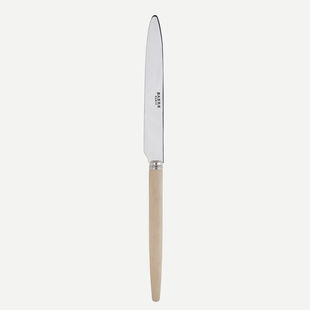 Couteau à lame crantée, Jonc bois clair, SABRE