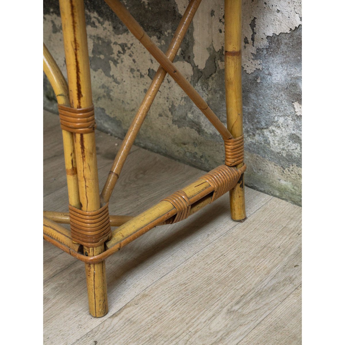Bureau enfant en rotin Edouard N°715 - Bon état naturel, DEBONGOUT