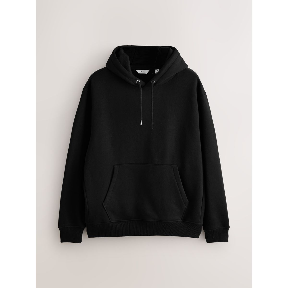 Sweat à capuche en jersey de coton, lot 2 noir/naturel, NEXT