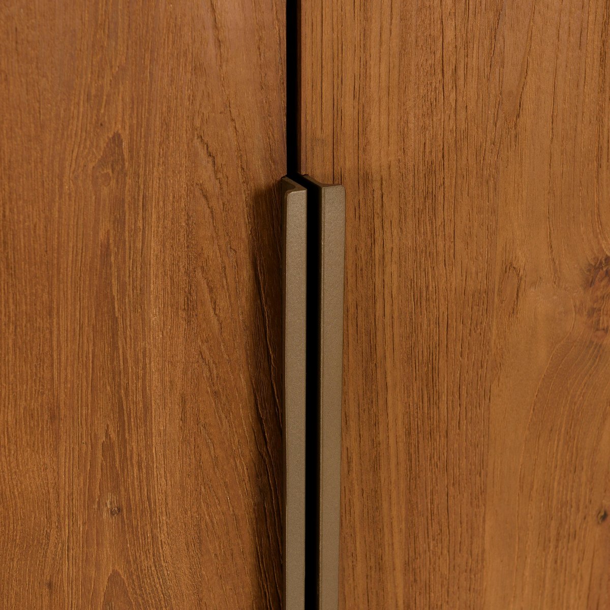 Buffet 2 portes 1 étagère ouverte 90x155cm en bois de teck recyclé SWING bois naturel, PIER IMPORT