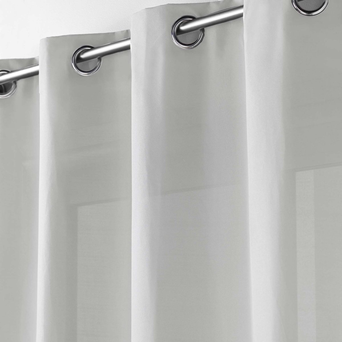 Rideau a oeillets Collection Absolu gris, EDEN