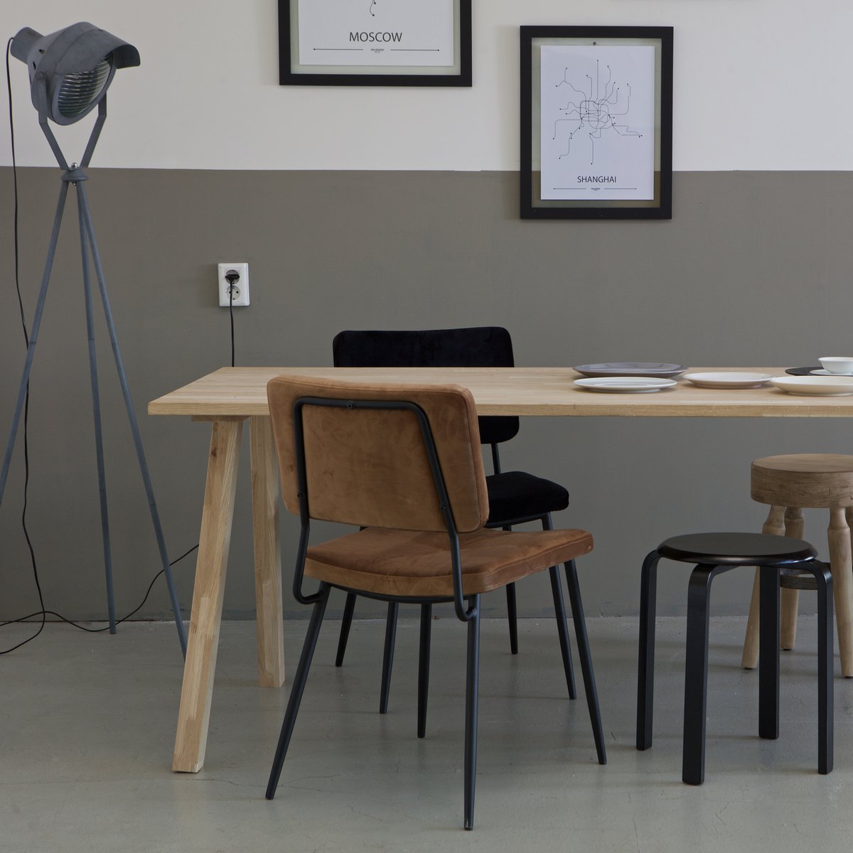 Pieds de table en chêne TABLO non traité, WOOOD