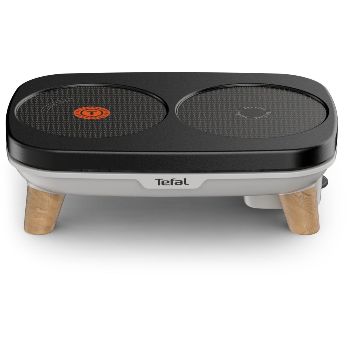 Crêpière Gourmet 2 plaques PY900D12 gris, TEFAL