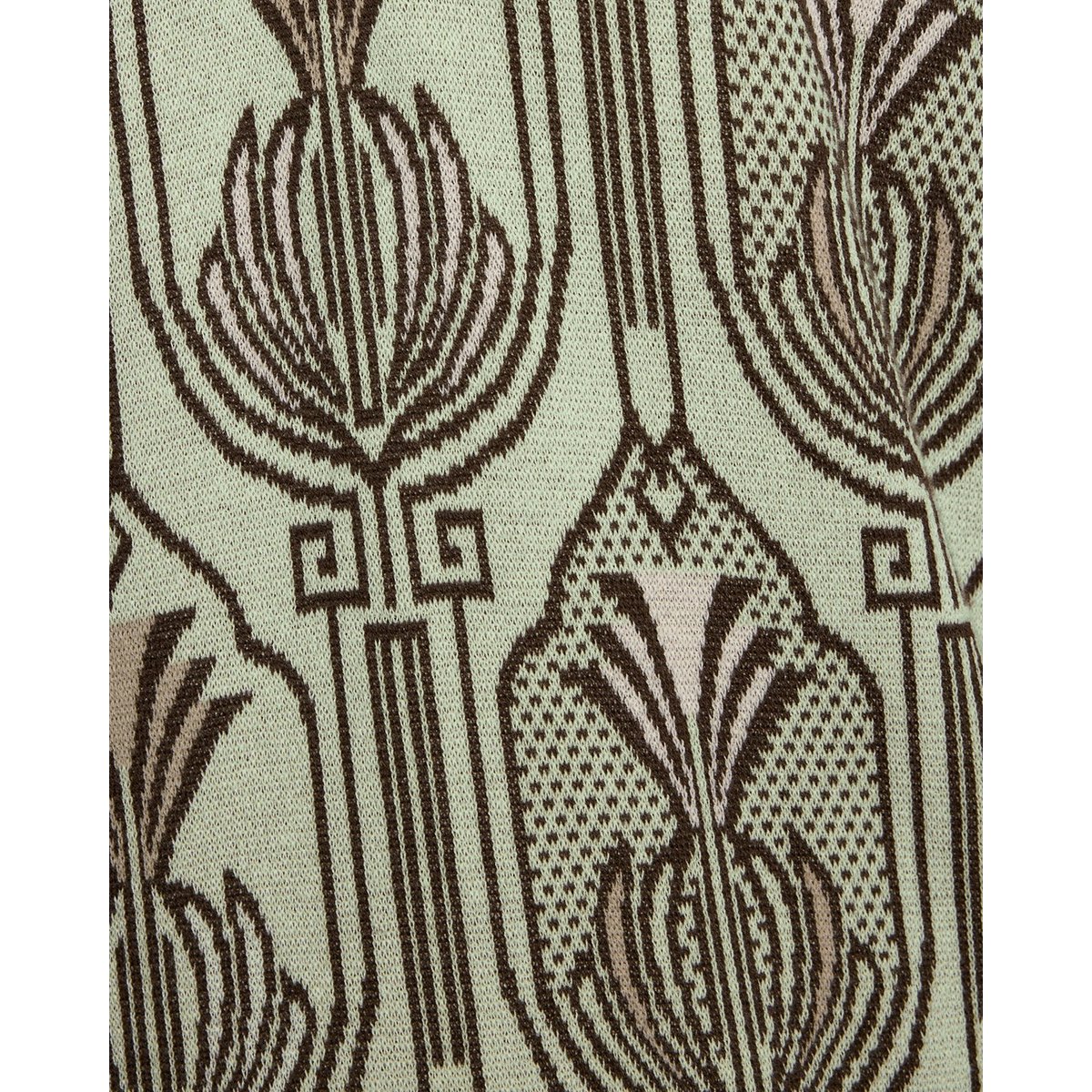 Polo botanique imprimé en maille vert légumes verts tendres, LYLE & SCOTT