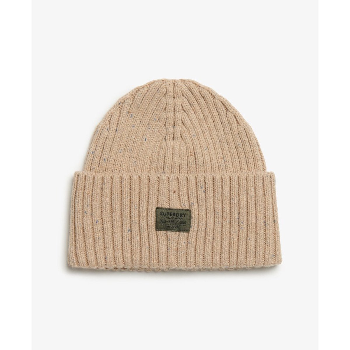 Bonnet en maille Workwear Nep beige grès nep, SUPERDRY