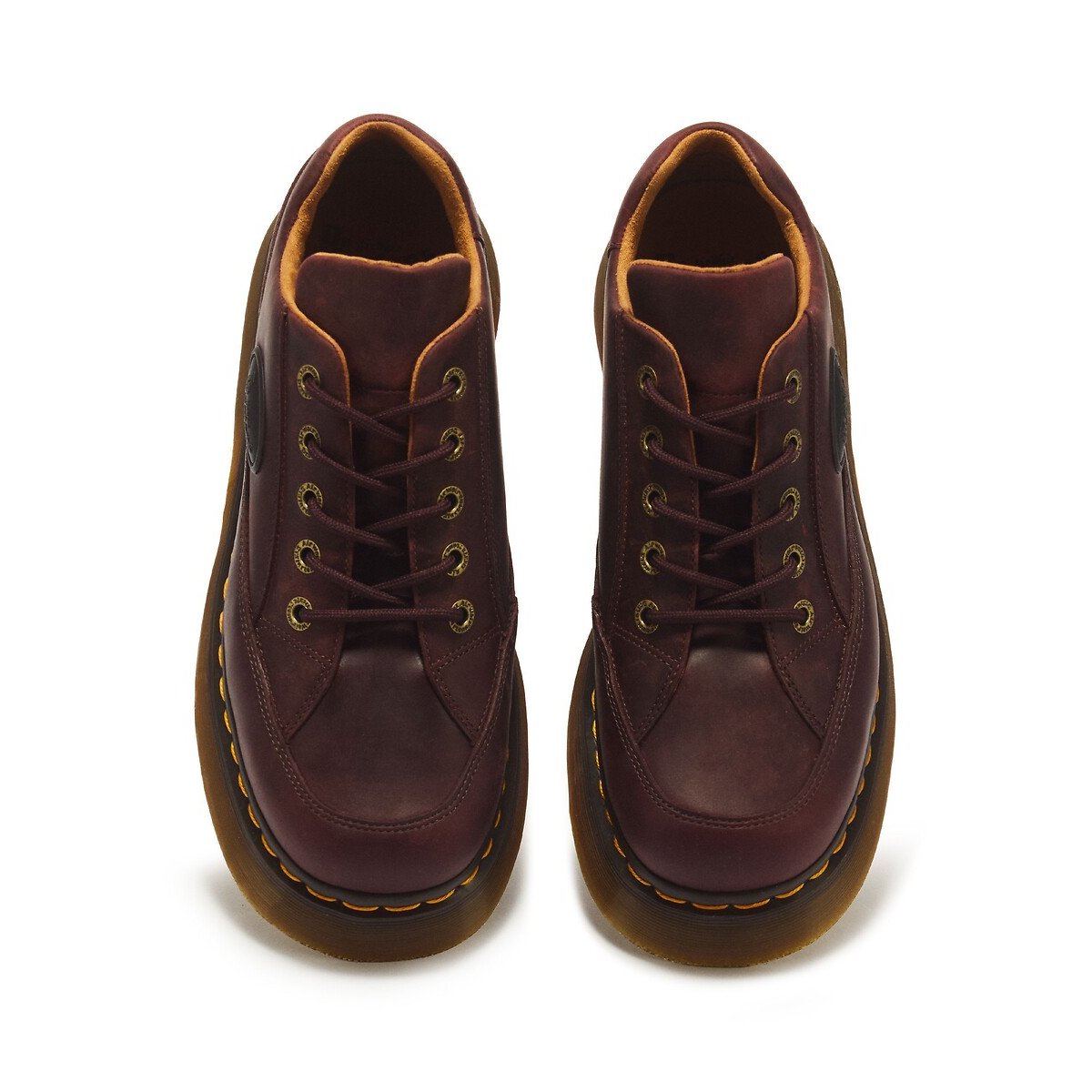 Derby in pelle, Buzz Crazy Horse rosso scuro, DR. MARTENS