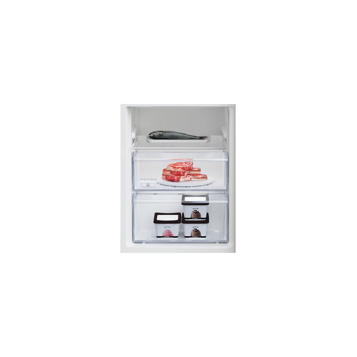 Réfrigérateur combiné RCSA300K40WN blanc, BEKO